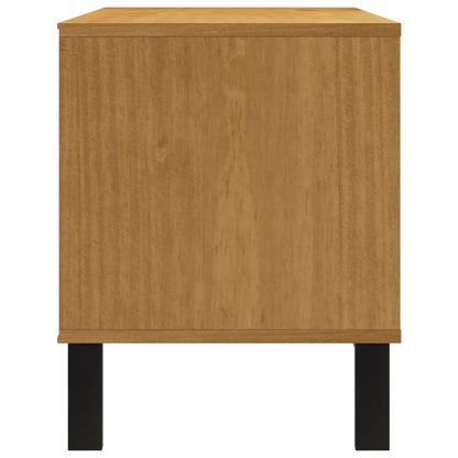 TV Cabinet "FLAM" 110x40x50 cm Solid Wood Pine