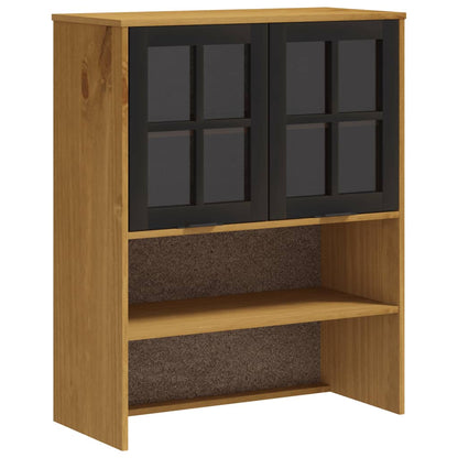 Top for Highboard with Glass Doors "FLAM" Solid Wood Pine