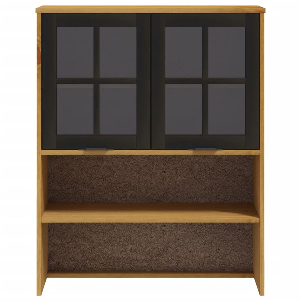 Top for Highboard with Glass Doors "FLAM" Solid Wood Pine