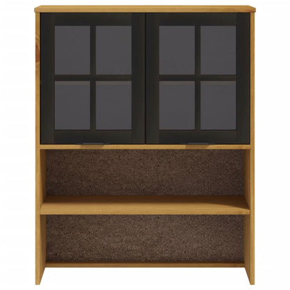 Top for Highboard with Glass Doors "FLAM" Solid Wood Pine