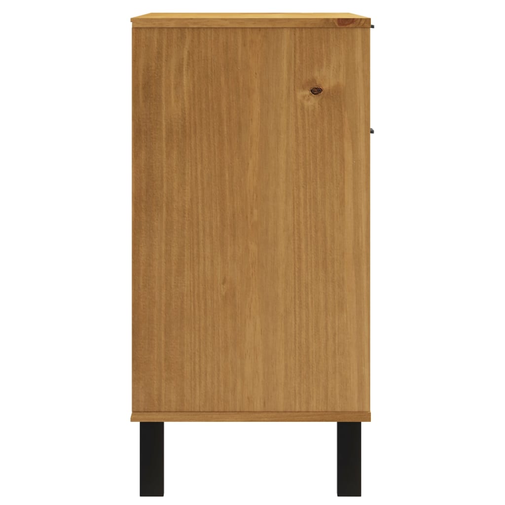 Sideboard "FLAM" 80x40x80 cm Solid Wood Pine