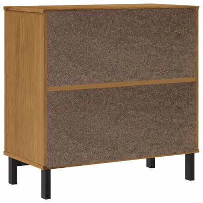 Sideboard "FLAM" 80x40x80 cm Solid Wood Pine