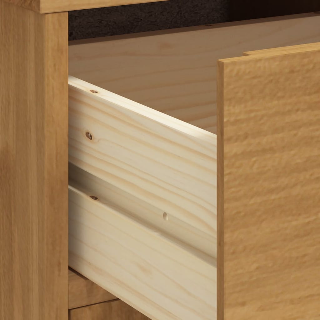 Sideboard "FLAM" 80x40x80 cm Solid Wood Pine