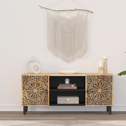 TV Cabinet 105x33x46 cm Solid Wood Mango