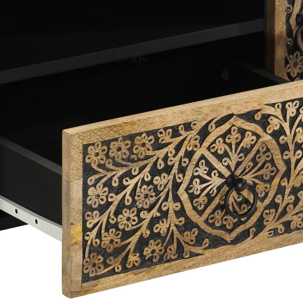 TV Cabinet 105x33x46 cm Solid Wood Mango