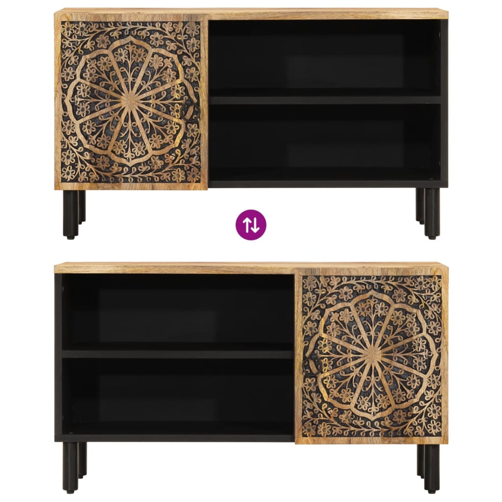TV Cabinet 80x31x46 cm Solid Wood Mango
