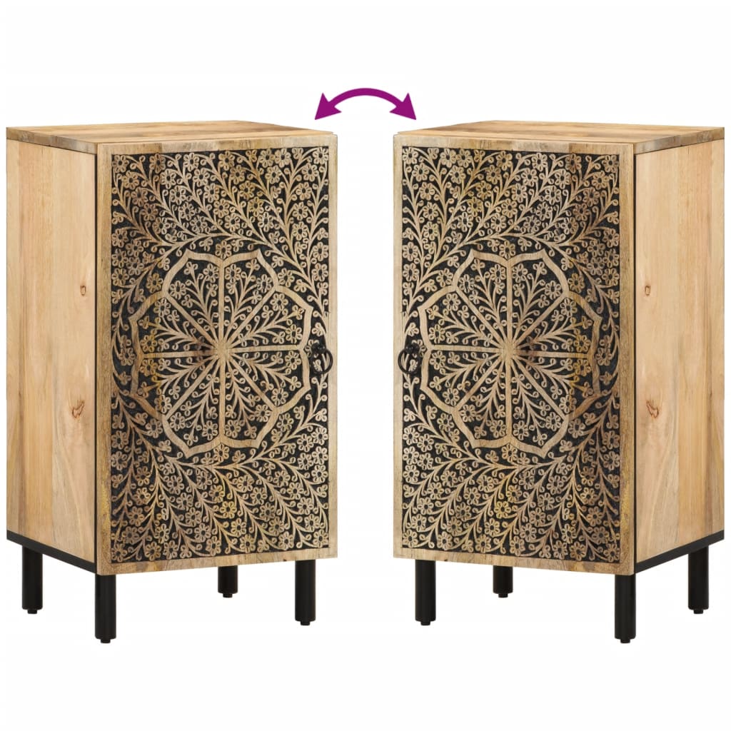 Side Cabinet 40x33x75 cm Solid Wood Mango