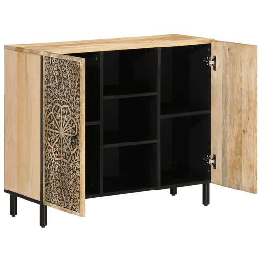Side Cabinet 90x33x75 cm Solid Wood Mango