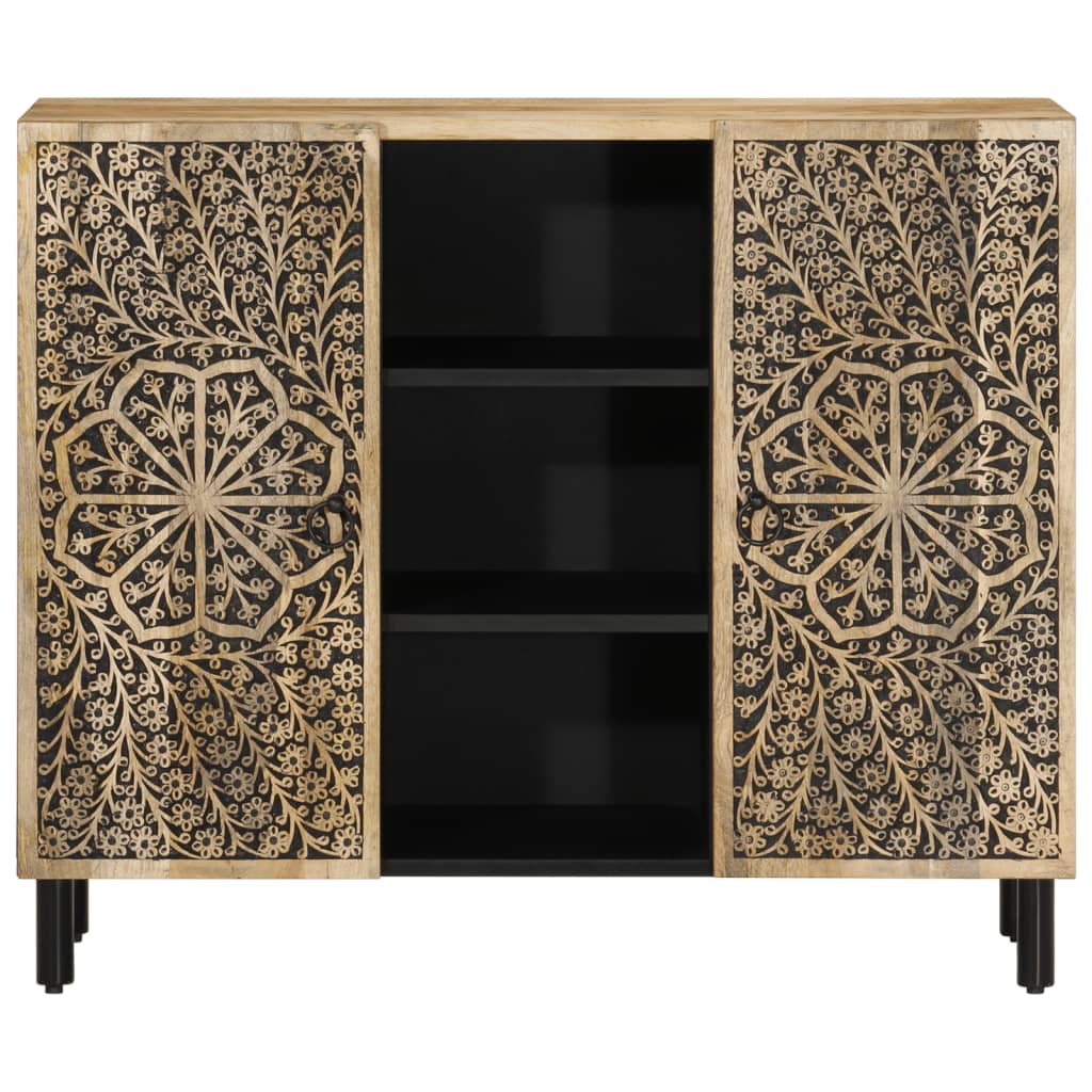 Side Cabinet 90x33x75 cm Solid Wood Mango
