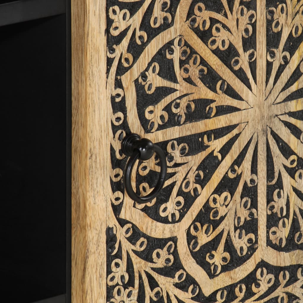 Side Cabinet 90x33x75 cm Solid Wood Mango