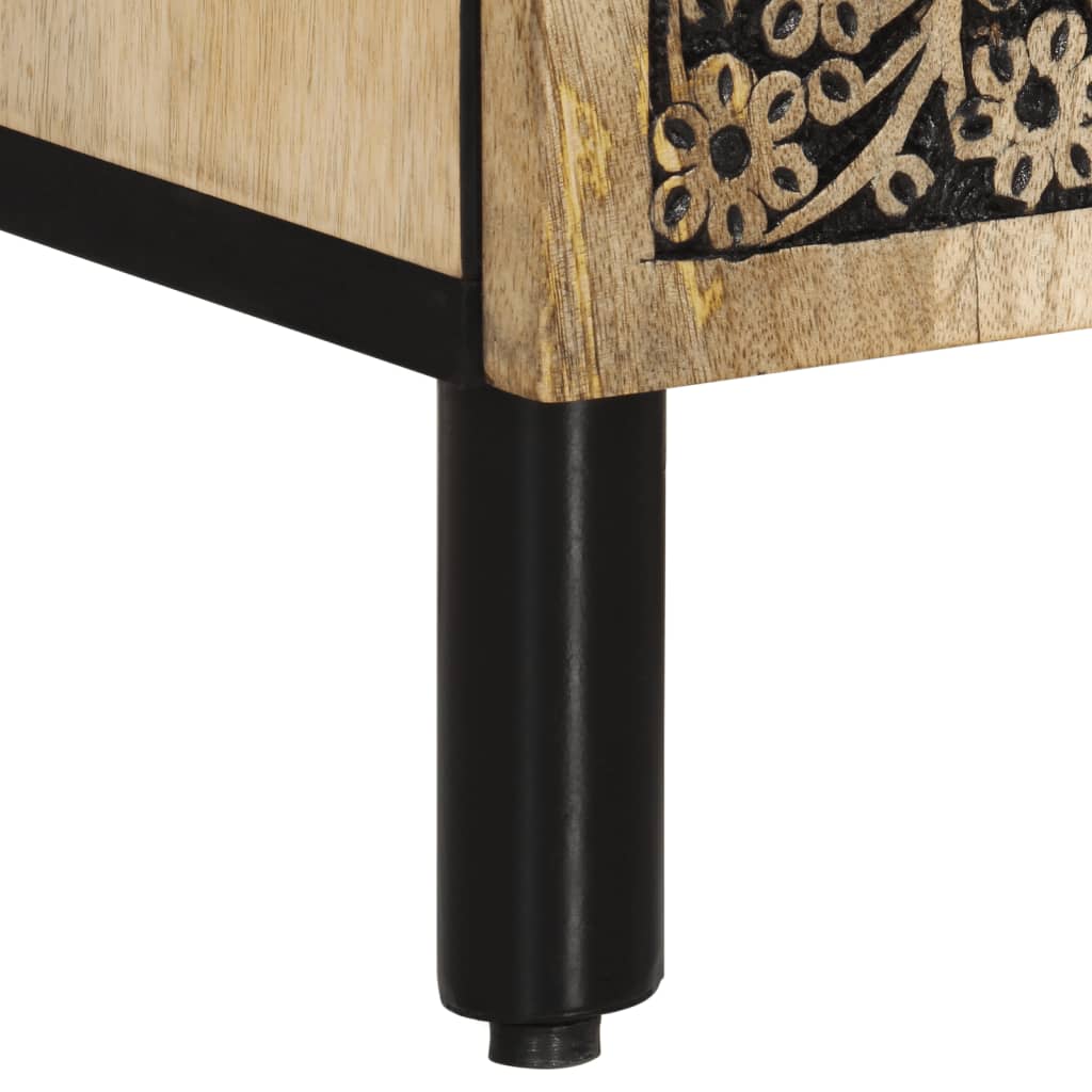 Side Cabinet 90x33x75 cm Solid Wood Mango