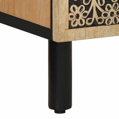 Side Cabinet 40x33x110 cm Solid Wood Mango