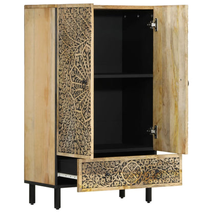 Highboard 60x33x100 cm Solid Wood Mango