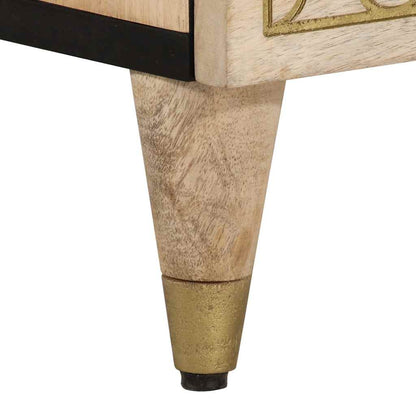 Bedside Cabinets 2 pcs 40x33x46 cm Solid Wood Mango