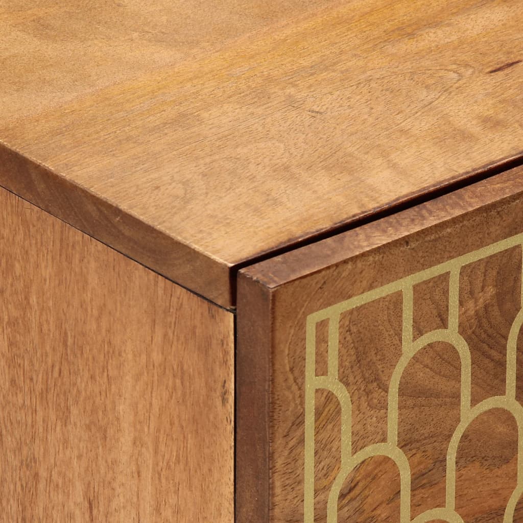 Bedside Cabinets 2 pcs 40x33x46 cm Solid Wood Mango
