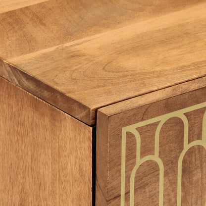 Bedside Cabinets 2 pcs 40x33x46 cm Solid Wood Mango