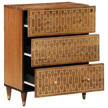 Side Cabinet 60x33x75 cm Solid Wood Mango