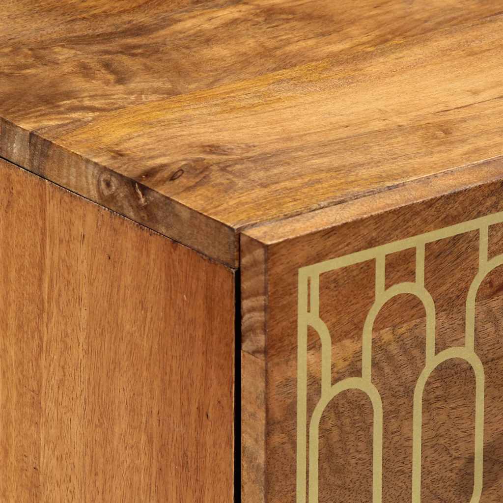 Side Cabinet 60x33x75 cm Solid Wood Mango