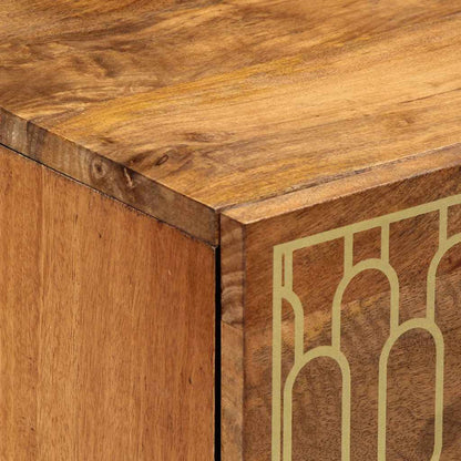 Side Cabinet 60x33x75 cm Solid Wood Mango