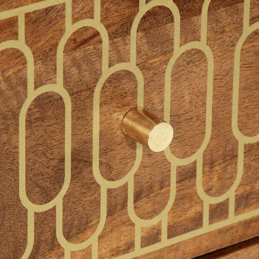 Side Cabinet 60x33x75 cm Solid Wood Mango