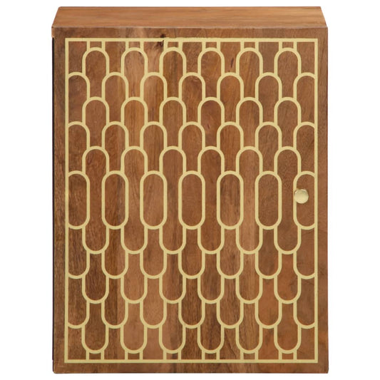 Bathroom Wall Cabinet 38x33x48 cm Solid Wood Mango