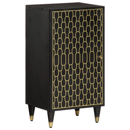 Side Cabinet | Black | Solid mango wood, engineered wood