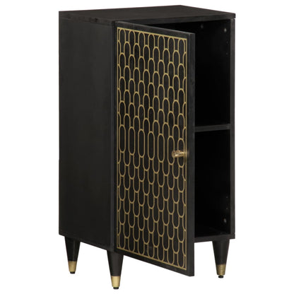 Side Cabinet | Black | Solid mango wood, engineered wood