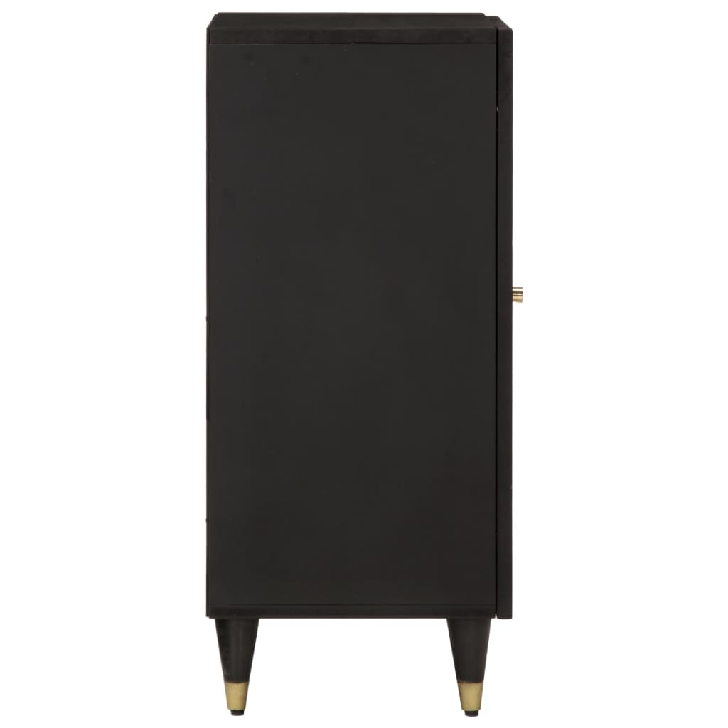 Side Cabinet | Black | Solid mango wood, engineered wood
