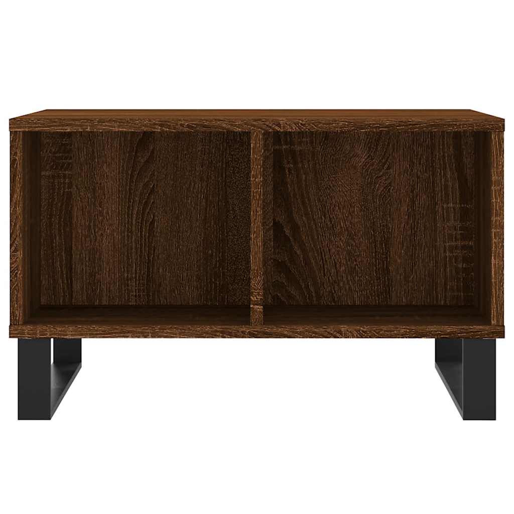 Coffee Table Brown Oak 60x50x36.5 cm Engineered Wood