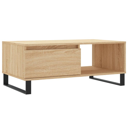 Coffee Table Sonoma Oak 90x50x36,5 cm Engineered Wood