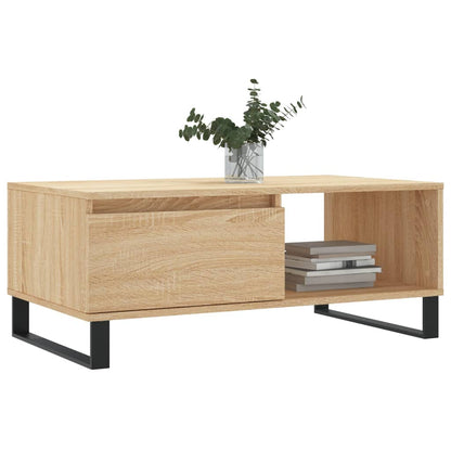 Coffee Table Sonoma Oak 90x50x36,5 cm Engineered Wood