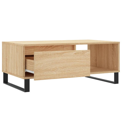 Coffee Table Sonoma Oak 90x50x36,5 cm Engineered Wood
