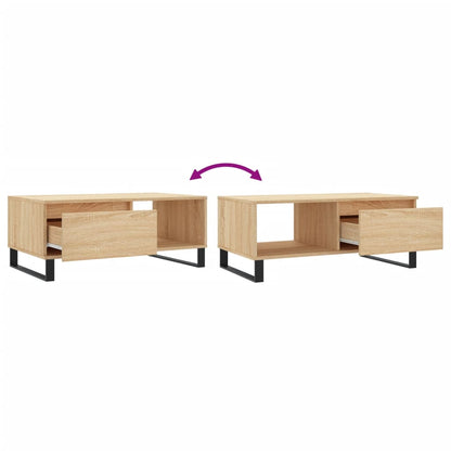 Coffee Table Sonoma Oak 90x50x36,5 cm Engineered Wood