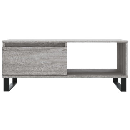 Coffee Table Grey Sonoma 90x50x36,5 cm Engineered Wood