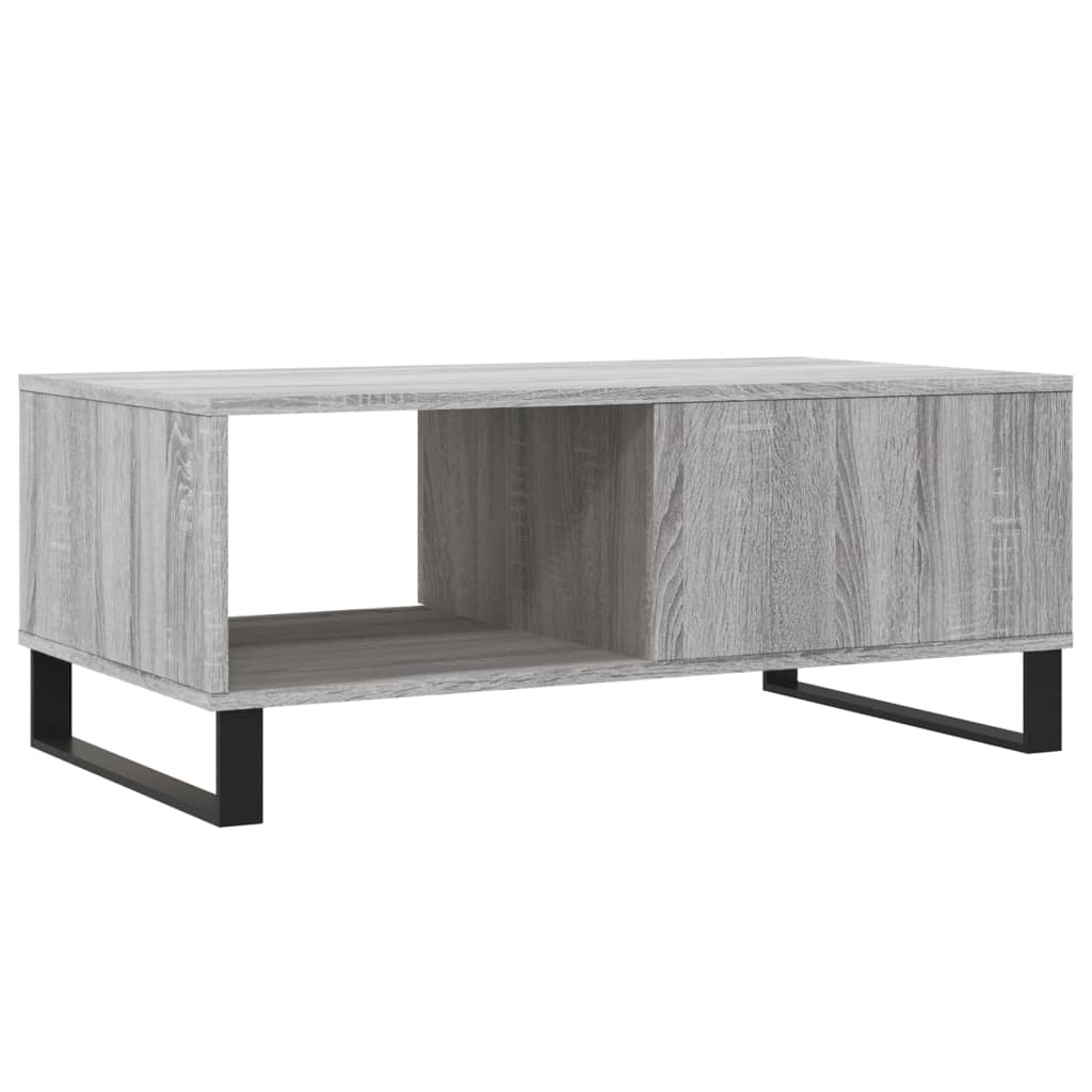 Coffee Table Grey Sonoma 90x50x36,5 cm Engineered Wood