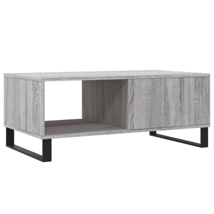 Coffee Table Grey Sonoma 90x50x36,5 cm Engineered Wood