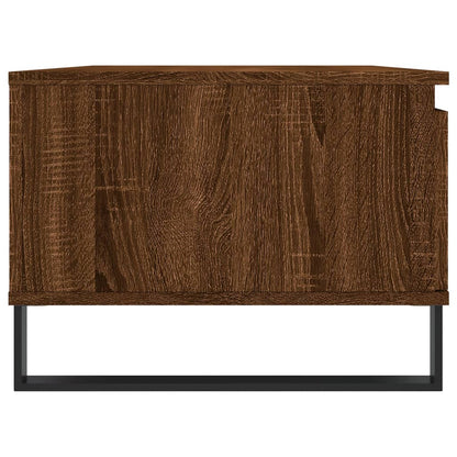 Coffee Table Brown Oak 90x50x36,5 cm Engineered Wood