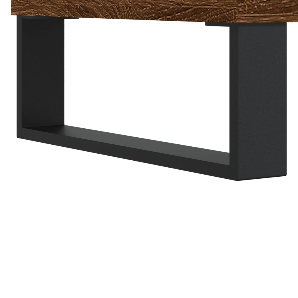 Coffee Table Brown Oak 90x50x36,5 cm Engineered Wood