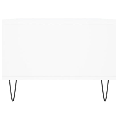 Coffee Table White 90x50x36.5 cm Engineered Wood