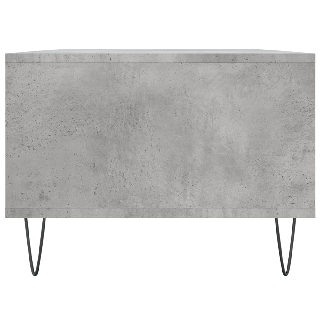 Coffee Table Concrete Grey 90x50x36.5 cm Engineered Wood
