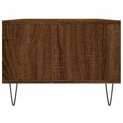 Coffee Table Brown Oak 90x50x36.5 cm Engineered Wood