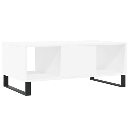 Coffee Table White 90x50x36,5 cm Engineered Wood