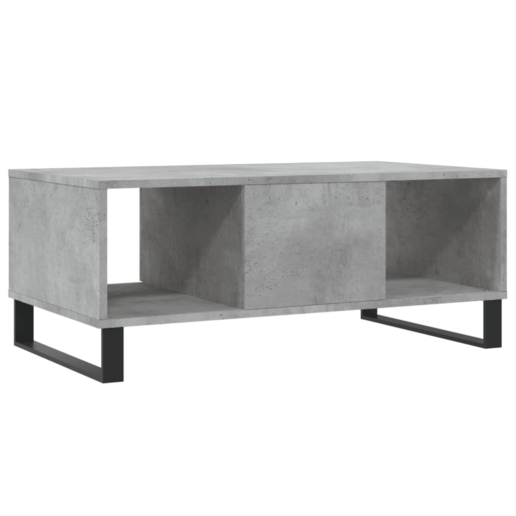 Coffee Table Concrete Grey 90x50x36.5 cm Engineered Wood