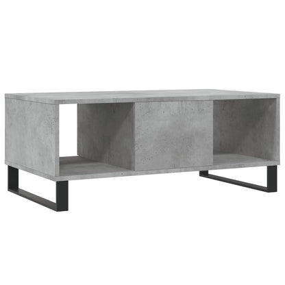 Coffee Table Concrete Grey 90x50x36,5 cm Engineered Wood