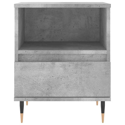 Bedside Cabinets 2 pcs Concrete Grey 40x35x50 cm Engineered Wood
