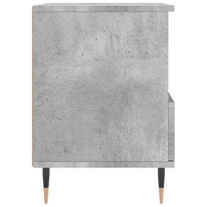 Bedside Cabinets 2 pcs Concrete Grey 40x35x50 cm Engineered Wood