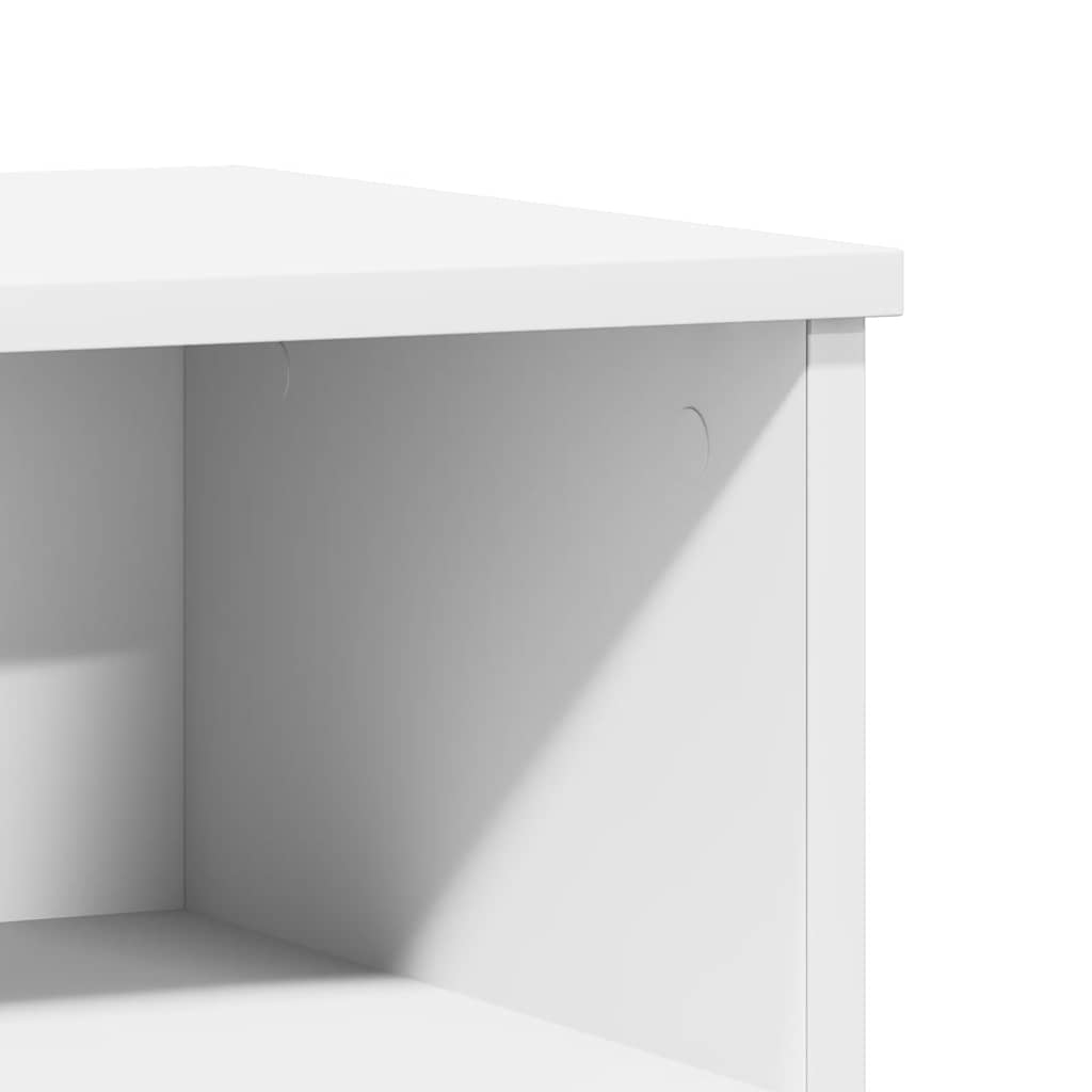 Bedside Cabinet White 40x35x50 cm Engineered Wood