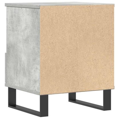 Bedside Cabinets 2 pcs Concrete Grey 40x35x50 cm Engineered Wood