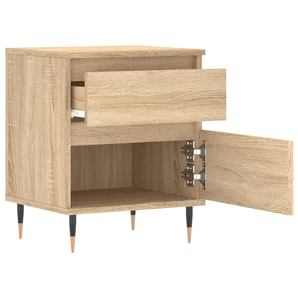Bedside Cabinet Sonoma Oak 40x35x50 cm Engineered Wood