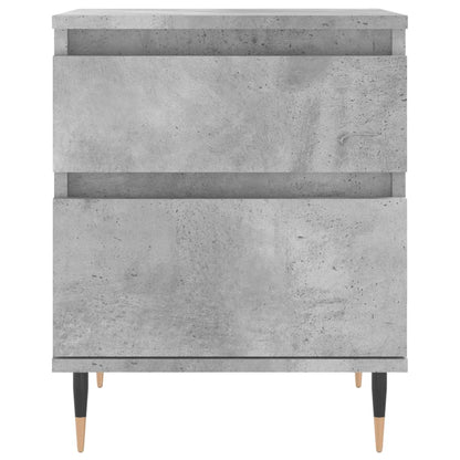 Bedside Cabinets 2 pcs Concrete Grey 40x35x50cm Engineered Wood